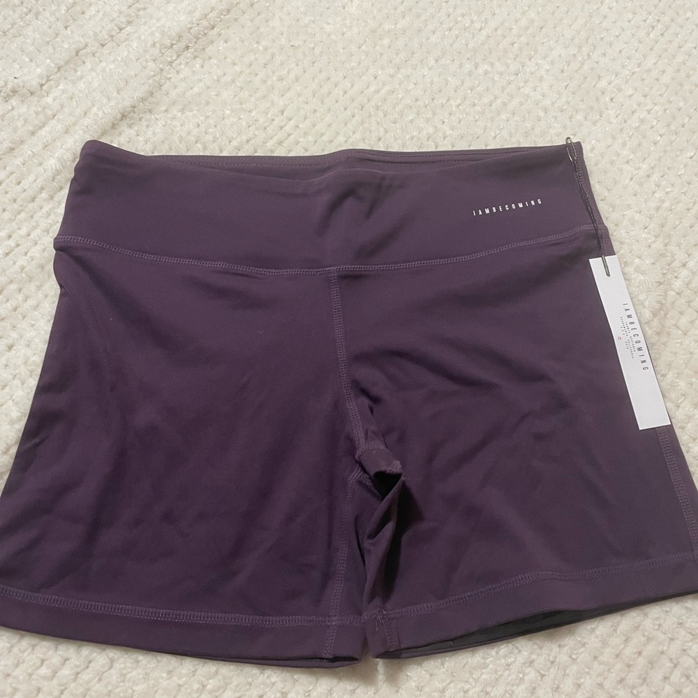 Women's Purple Athletic No-Ride Shorts 3” Inseam